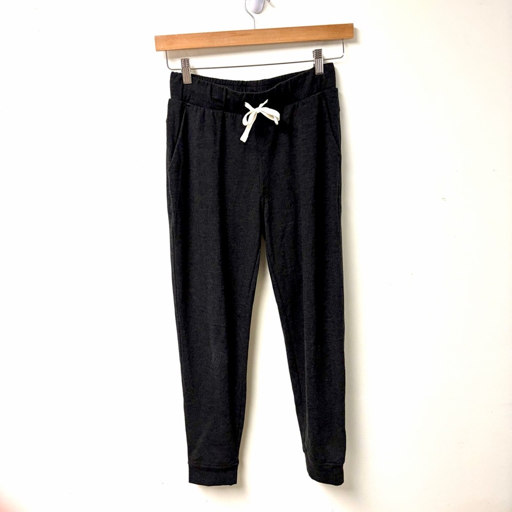 Free Fly Set Bamboo Mock Neck Pullover / Jogger Size Small Dark Gray - Picture 9 of 12